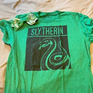 Slytherin Shirt and Bow